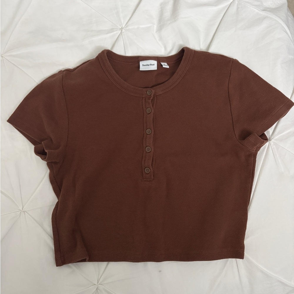 Sunday best baby tee